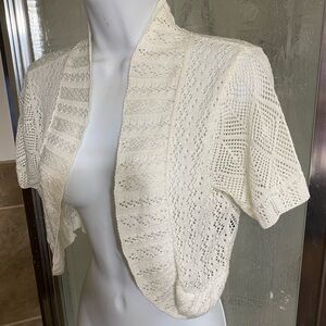 Perceptions Short Sleeved Shrug!